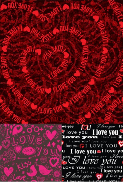 Romantic love word letters vector word romantic love letters   