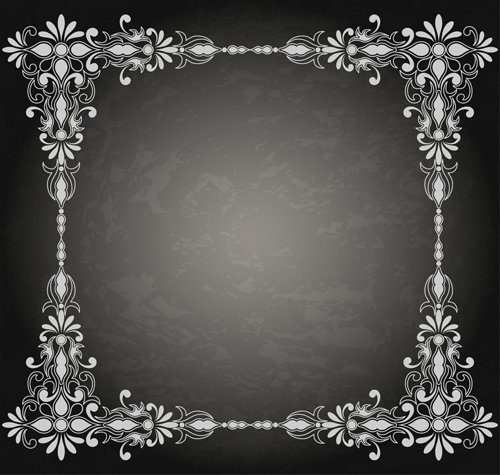 Classical decor frames retro vector set 03 Retro font frames decor classical   