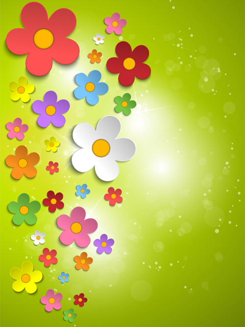Plant and spring design vector 05 spring plant   