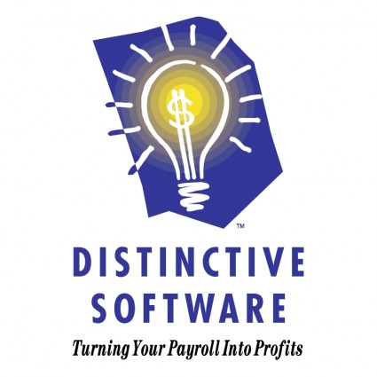 Distinctive software vector logo   