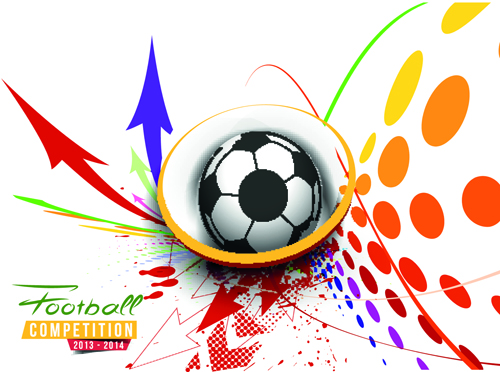 Abstract football elements background vector 03 Abstract football elements background vector 03