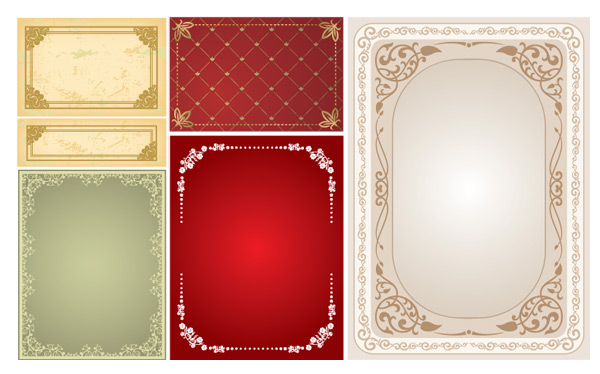 Common Frames 1 vector vector lace decorative border vector practical lace practical lace border   