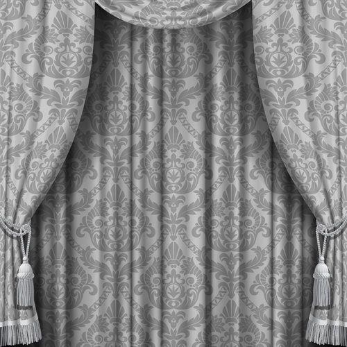 luxurious curtains colored vector 03 luxurious curtains colored   