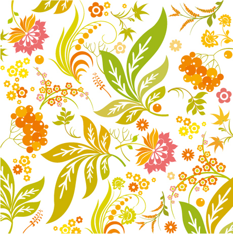 Colorful flowers background Vector flowers colorful background   