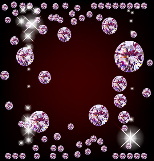 Elements of Background with diamond vector 03 elements element diamond   