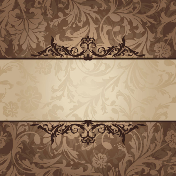 Vintage floral frame vector backgrounds set 01 vintage floral frame floral   