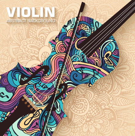 Art violin abstract background vector 02 violin background abstract   