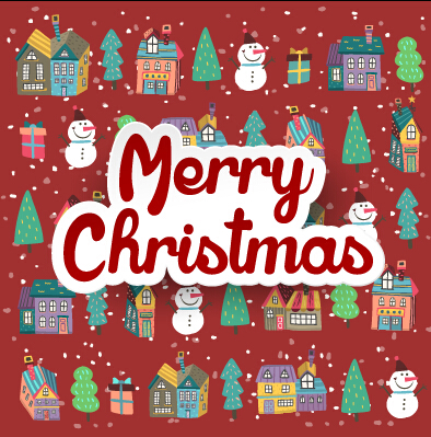 Cartoon style christmas with new year background 03 new year christmas cartoon background Cartoon style christmas with new year background 03 new year christmas cartoon background