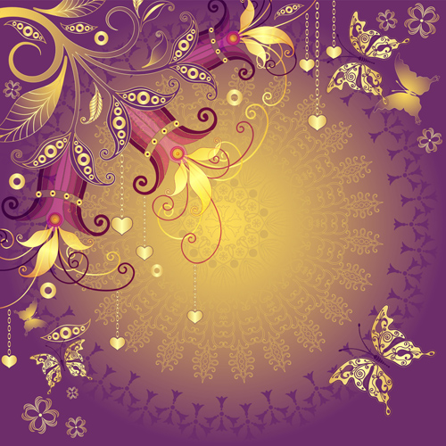 Brilliant butterfly art background material 02 butterfly brilliant background material   