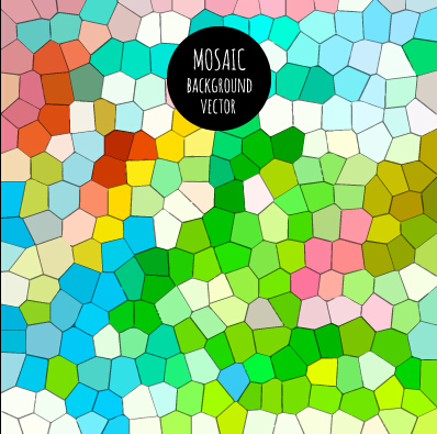Multicolor mosaic background graphics vector 04 multicolor mosaic background   
