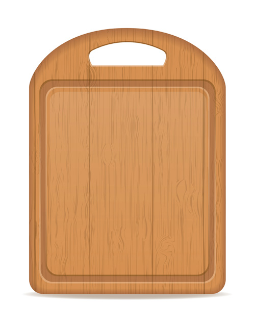 Wooden cutting board vector design set 03 wooden design cutting board   