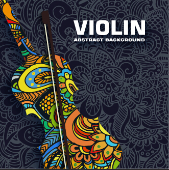 Art violin abstract background vector 01 violin background abstract   