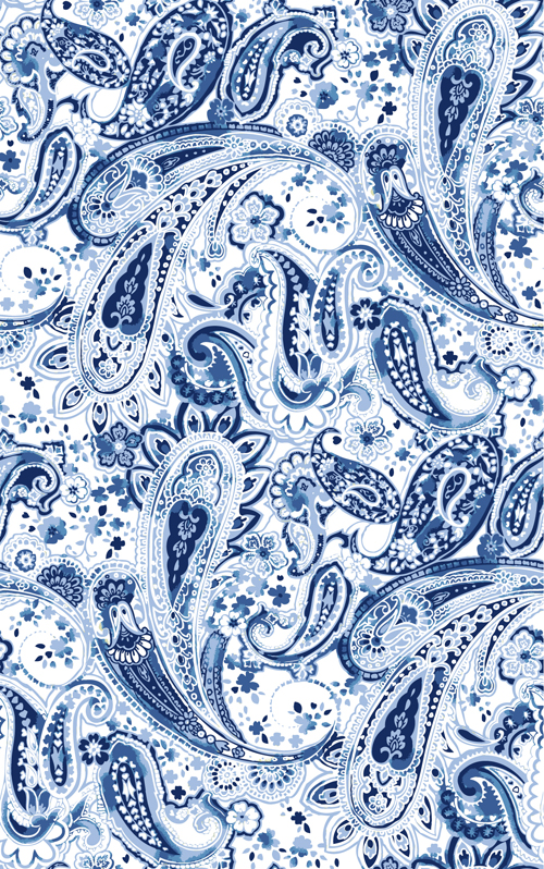 Seamless paisley patterns vintage design 05 vintage seamless patterns paisley design   