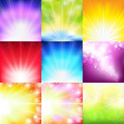 Multicolor light art background vector theme multicolor light background   