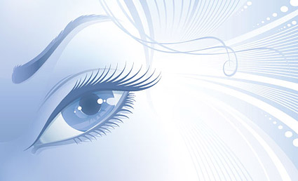 Elements of woman eyes Vector woman eyes   