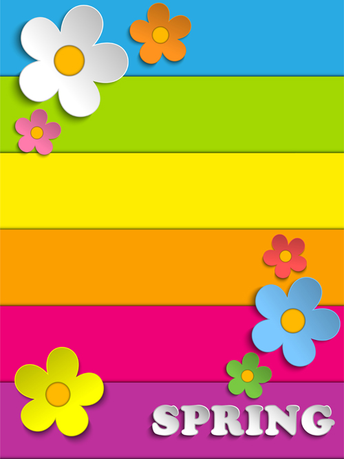 Plant and spring design vector 04 spring plant   