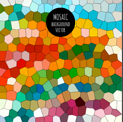 Multicolor mosaic background graphics vector 03 multicolor mosaic background   