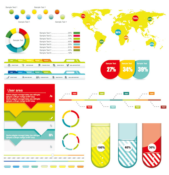 Economy Infographics design elements vector graphic 03 infographics elements element economy   