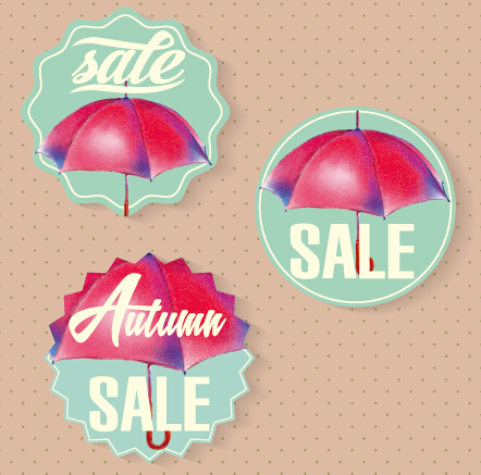 Autumn sale tags design graphics vector 05 tags sale autumn   