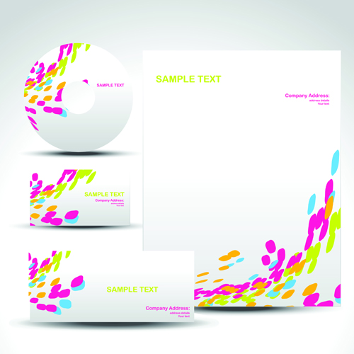 Corporate Identity Kit cover vector set 06 kit identity cover corporate   