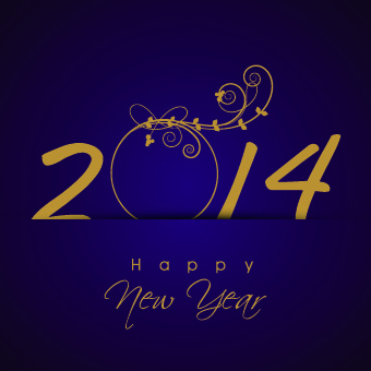 New Year 2014 vector graphics 04 vector graphics vector graphic new year graphics 2014   