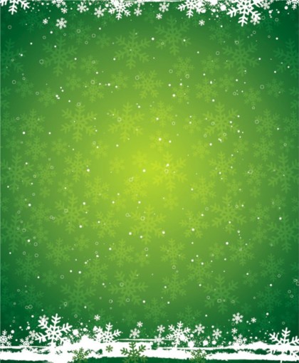 Elements green christmas snowflake background vector graphics snowflake green design christmas background   