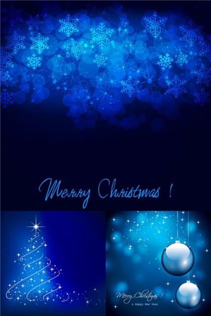 Luxury blue christmas background vector luxury christmas blue   