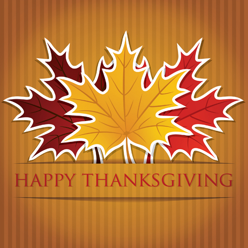 Thanksgiving background with maple leaf vector design 05 thanksgiving maple leaf background   