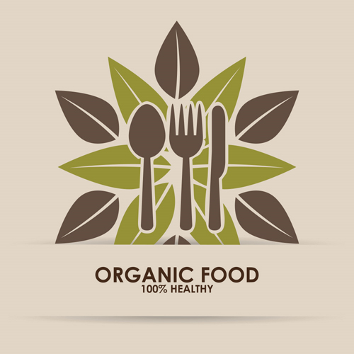 Creative organic food logo vector 05 organic logo food   