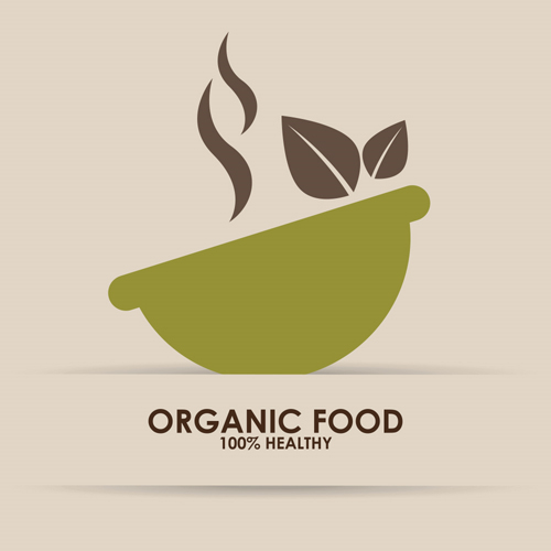 Creative organic food logo vector 02 organic logo food   