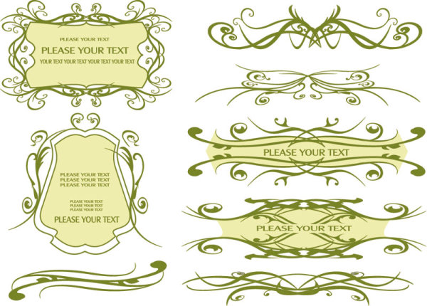 Vintage lace vector Borders 03 vintage lace borders   