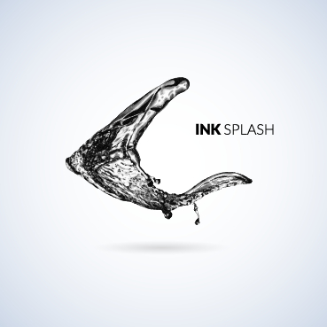 Abstract ink splash background vector 01 splash ink background vector background abstract   