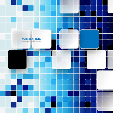Square and mosaics shiny background vector 01 square shiny mosaics background   