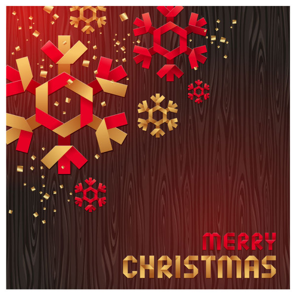 Merry Christmas Origami elements vector 03 origami merry elements element christmas   