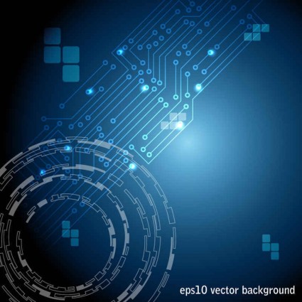 Blue styles tech background vector 02 trend dynamic blue backgrounds   