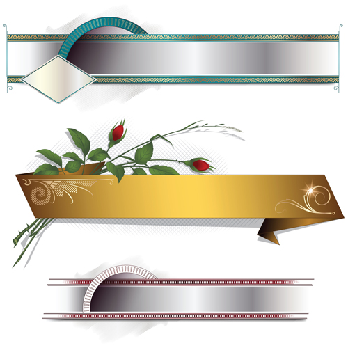 Banners with Decorative vector 04 decorative banners banner   