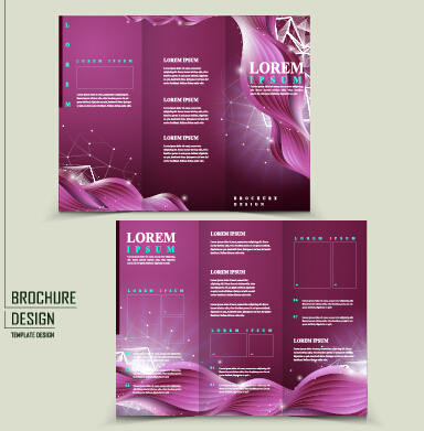 Purple corporate brochure cover vectors 06 purple cover corporate brochure   