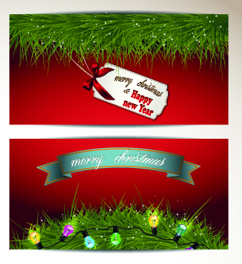 2014 Merry Christmas vector cards set 02 merry christmas christmas card   