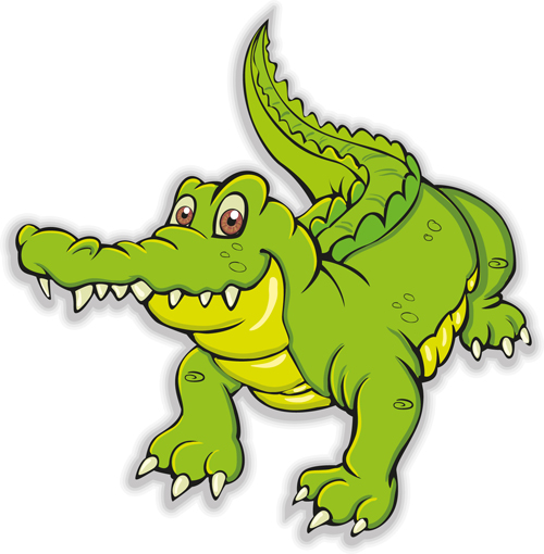 Cute crocodile cartoon styles vectors 03 styles cute crocodile cartoon   