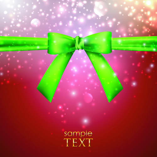 Bright Backgrounds with Bow design vector 04 bright bow   