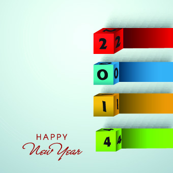 New Year 2014 vector graphics 01 vector graphics vector graphic new year   