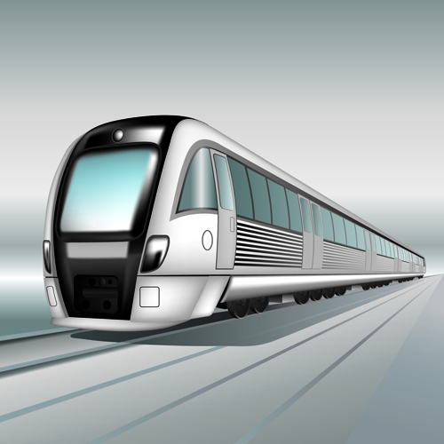 Realistic speed train vector material train speed realistic material   