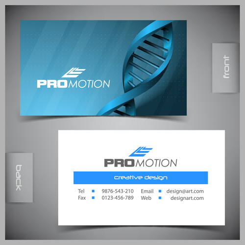 Modern business cards front and back template vector 02 template modern front card business   