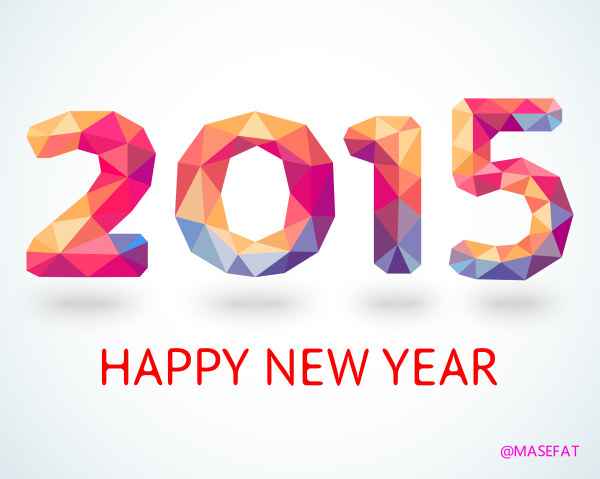 Geometric shapes 2015 new year vector design new year Geometric Shapes geometric 2015   