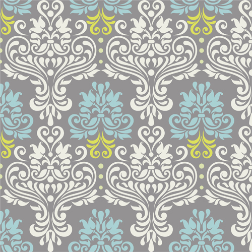 Vintage floral decor pattern seamless vector vintage seamless pattern decor   