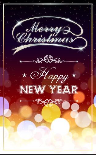 Halation christmas poster vector material poster halation christmas   