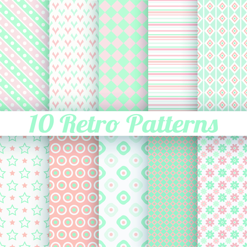 Beautiful decorative pattern seamless vector set 03 seamless pattern decorative pattern decorative beautiful   