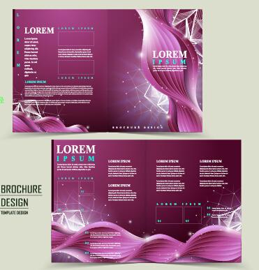 Purple corporate brochure cover vectors 05 purple cover corporate brochure   