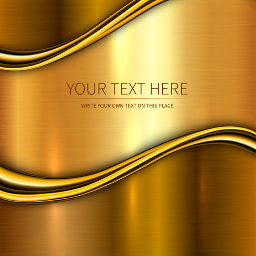 Golden metallic shiny background vector 03 metallic golden background   