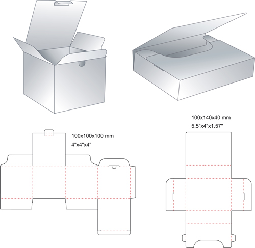 Different Packaging elements vector 06 packaging elements element different   